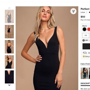 Perfect Pick Black Bodycon Dress!